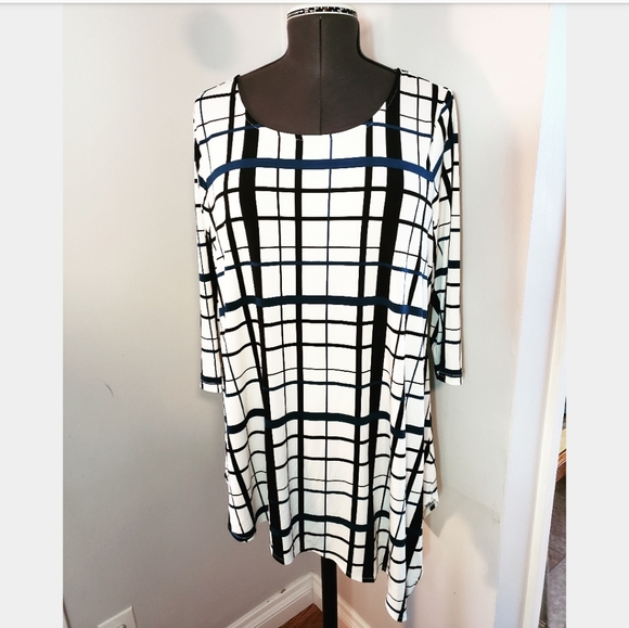 Alfani Pattern High Low Dress - Picture 1 of 4